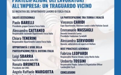 Partecipazione dei lavoratori all’impresa: un traguardo vicino – intervento di Emmanuele Massagli